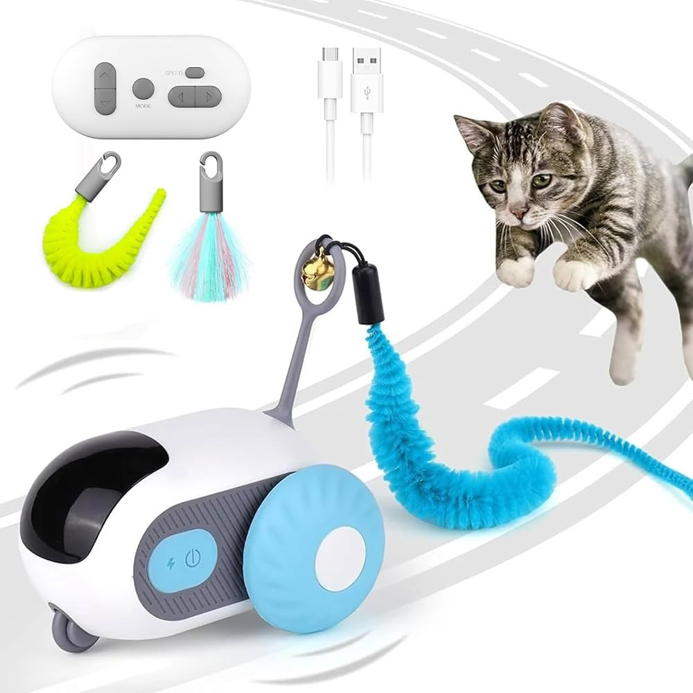 Micky™ - Gioco Interattivo per Gatti in Casa - Anti stress & Anti Noia