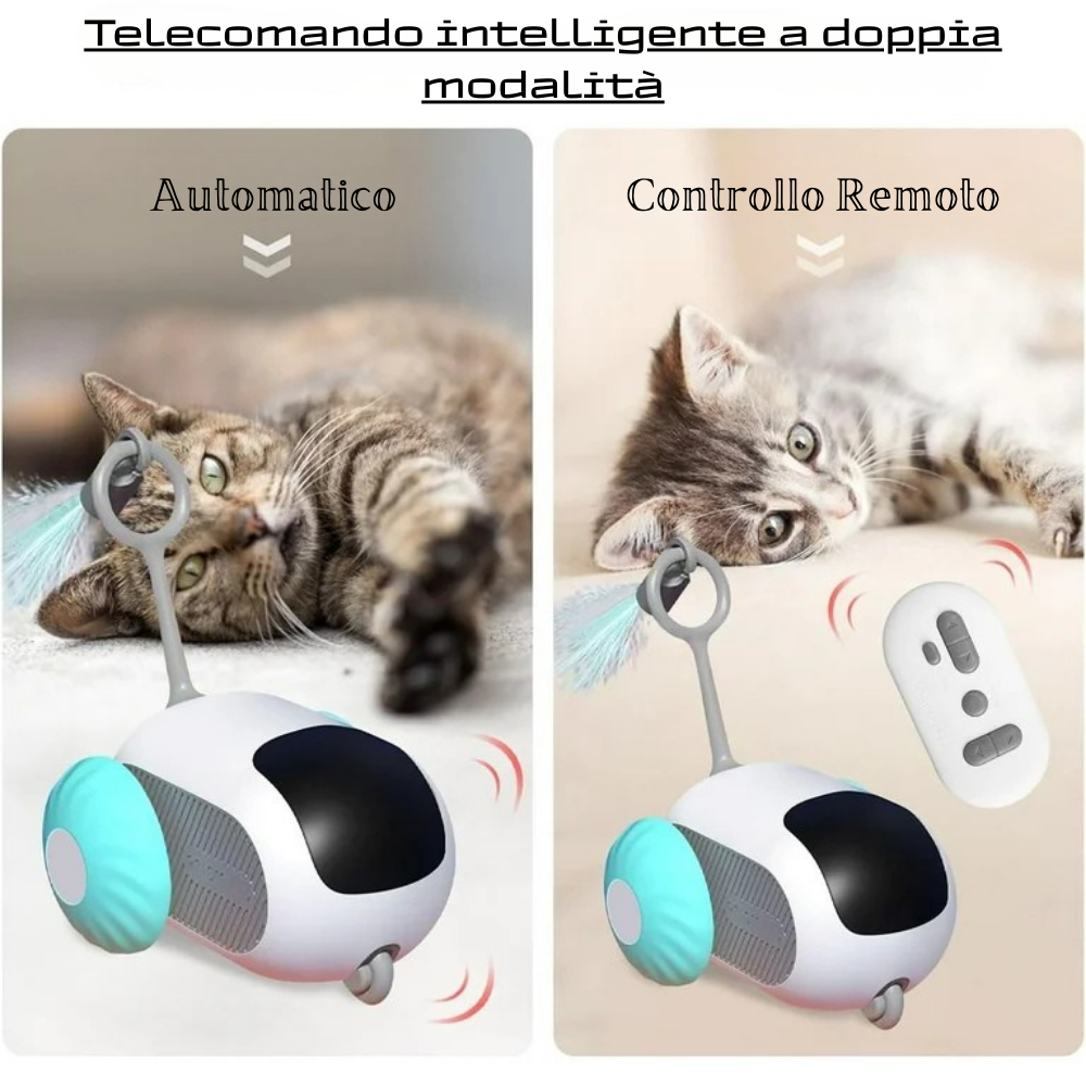 Micky™ - Gioco Interattivo per Gatti in Casa - Anti stress & Anti Noia